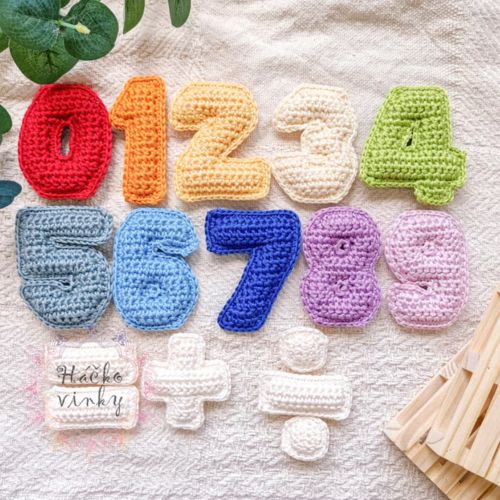 Crochet Numbers Pattern | Soft Plush Numbers