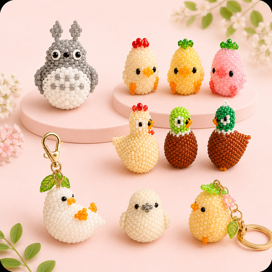 Cute Birds & Friends Beading Pattern Bundle