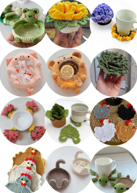 All in One Coaster crochet patterns